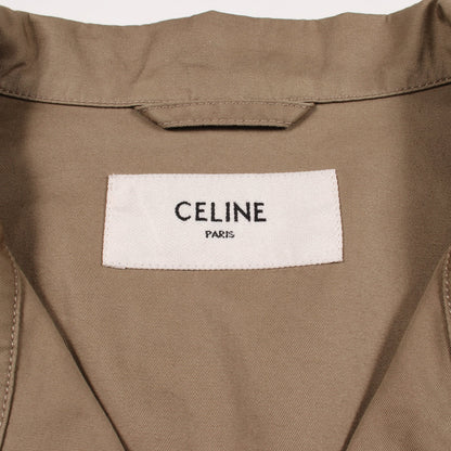 SAHARIENNE JACKET カットオフ ブルゾン ジャケット コットン ベージュ セリーヌ アウター CELINE