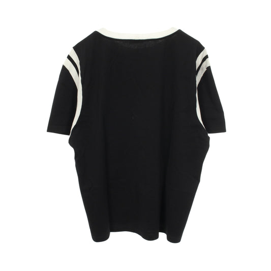 ルーズ ロゴプリント 半袖Tシャツ コットン ブラック ホワイト セリーヌ トップス CELINE