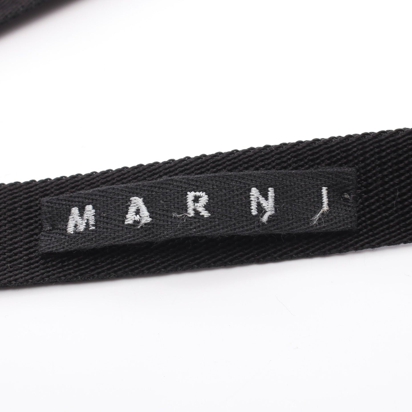 ビジュー チョーカー ファブリック ラインストーン ブラック マルニ アクセサリー MARNI