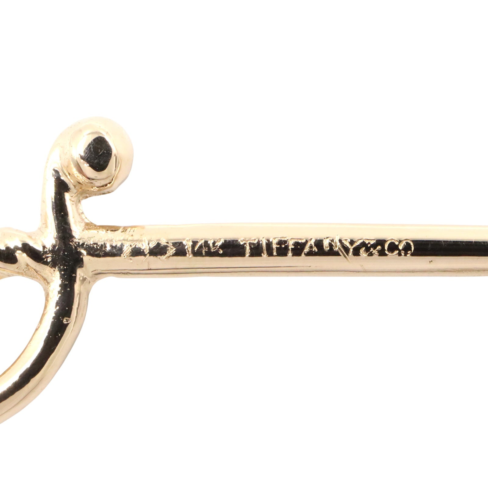 サーベル ピック チャーム K14YG イエローゴールド ティファニー アクセサリー TIFFANY & Co.