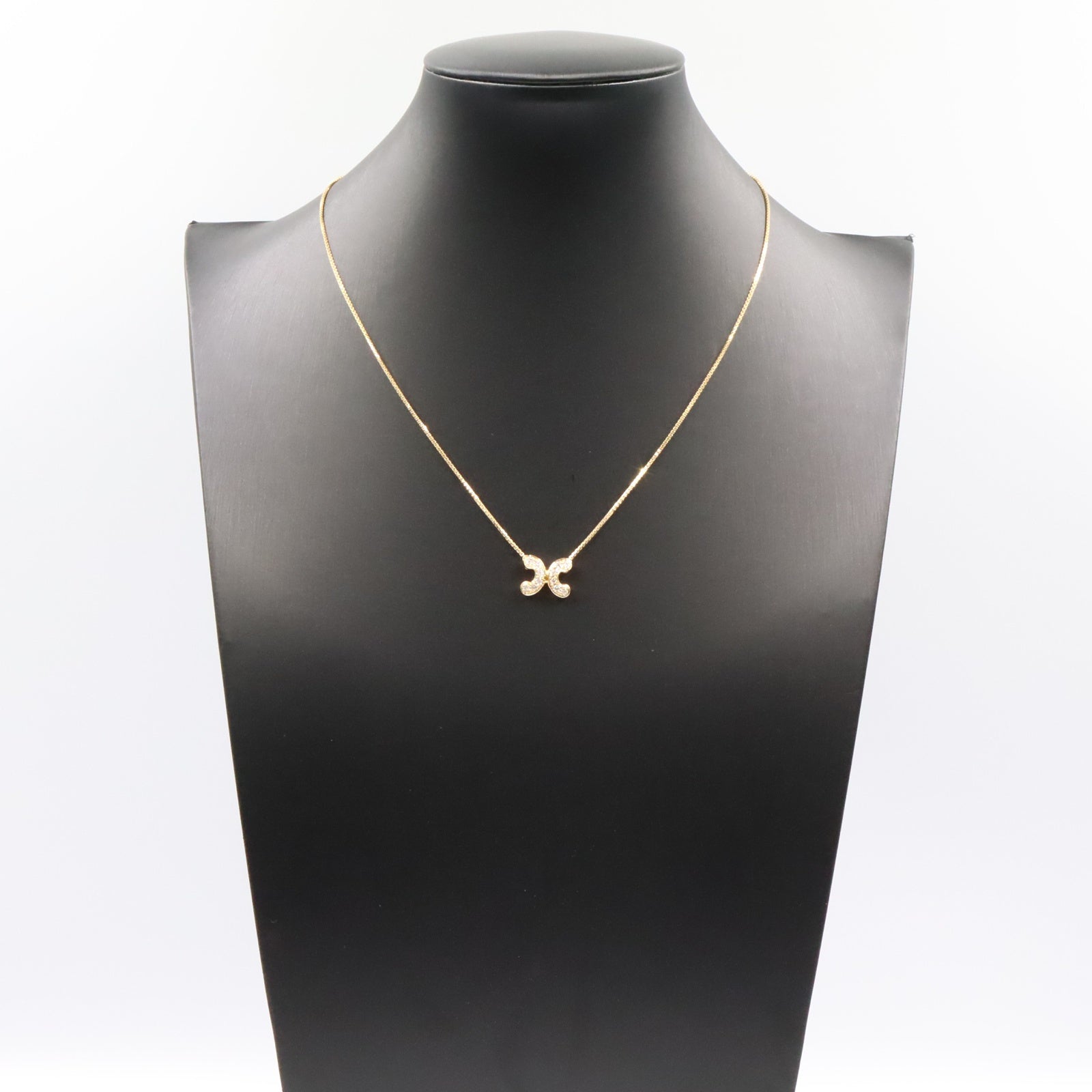 マカダム ダイヤ ネックレス ネックレス K18YG ダイヤモンド イエローゴールド クリア セリーヌ アクセサリー CELINE