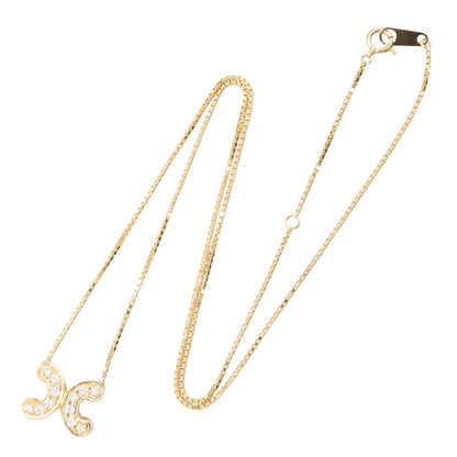 マカダム ダイヤ ネックレス ネックレス K18YG ダイヤモンド イエローゴールド クリア セリーヌ アクセサリー CELINE