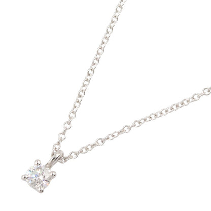 ソリティア ネックレス ネックレス PT950 ダイヤモンド プラチナ クリア ティファニー アクセサリー TIFFANY & Co.