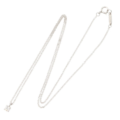 ソリティア ネックレス ネックレス PT950 ダイヤモンド プラチナ クリア ティファニー アクセサリー TIFFANY & Co.