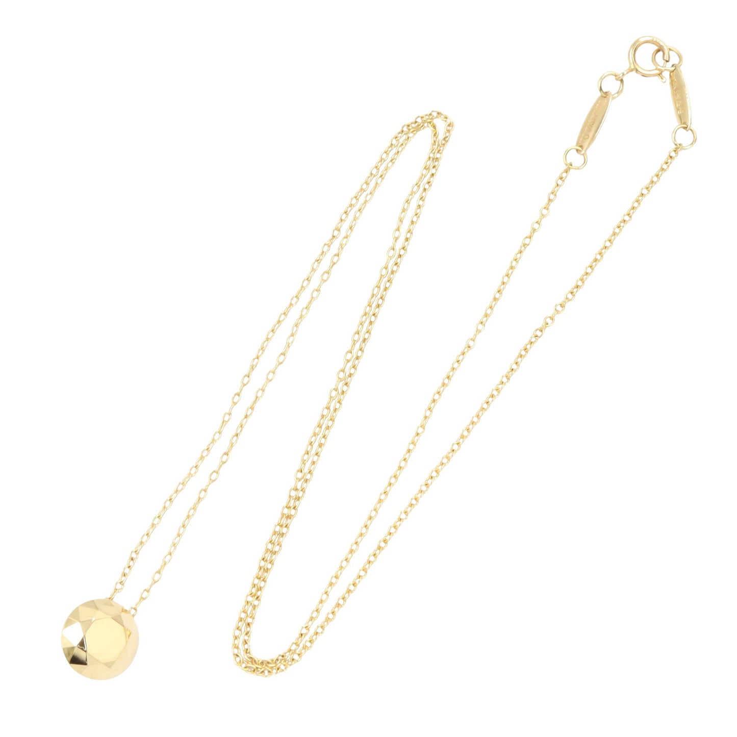 ファセット ネックレス ネックレス K18YG イエローゴールド ティファニー アクセサリー TIFFANY & Co.