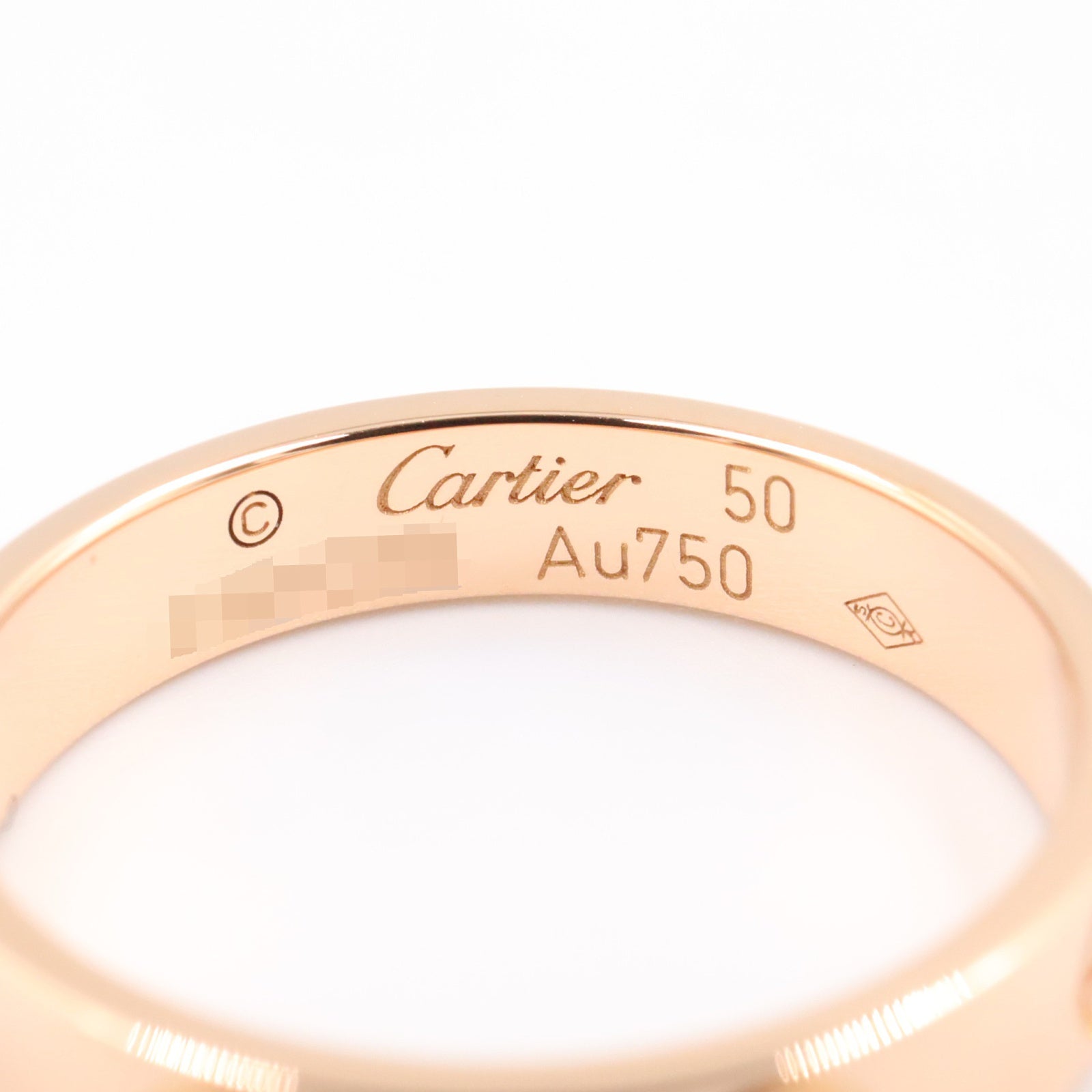 ミニラブリング リング 指輪 K18PG ピンクゴールド カルティエ アクセサリー Cartier