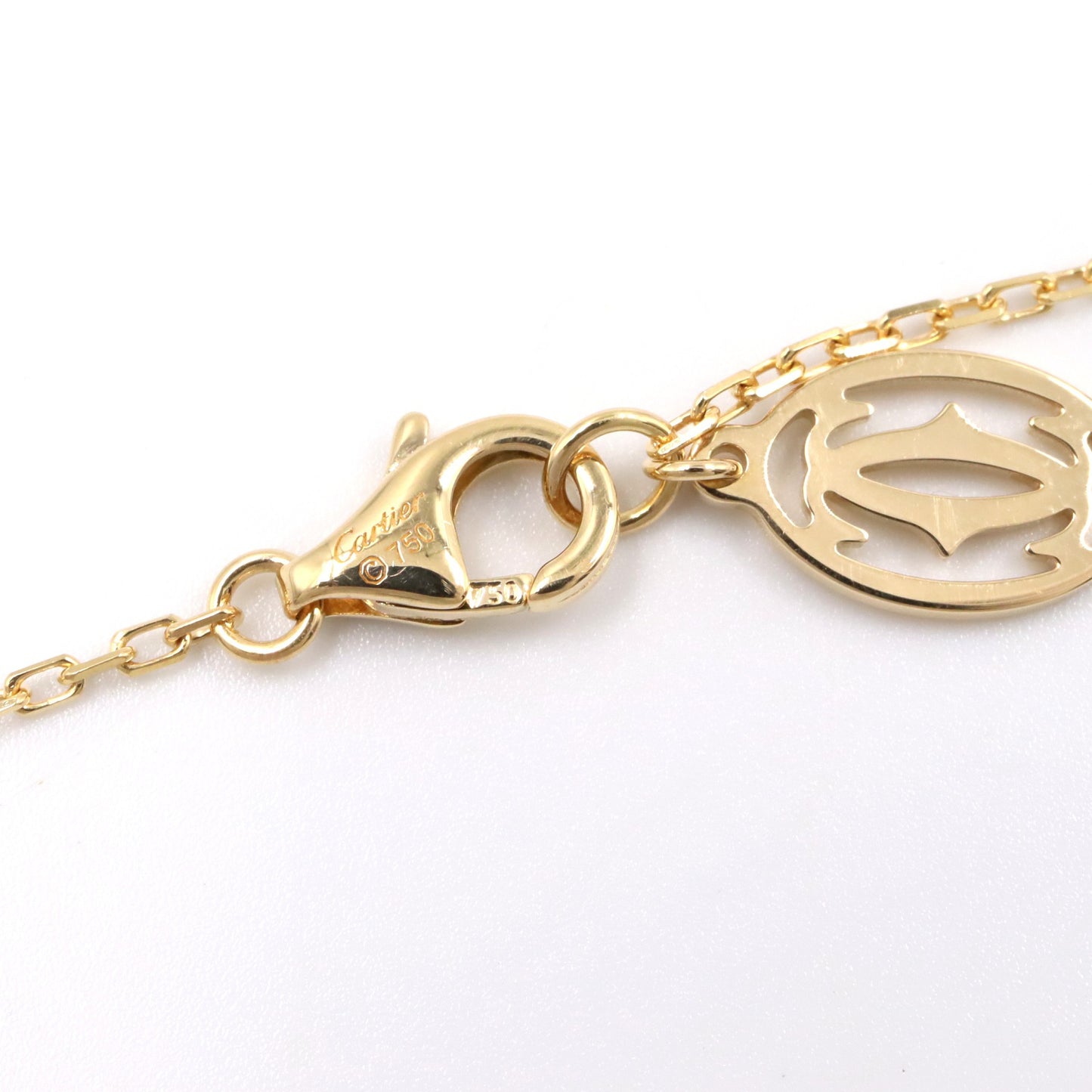 ダムール SM ネックレス ネックレス K18YG ダイヤモンド イエローゴールド クリア カルティエ アクセサリー Cartier
