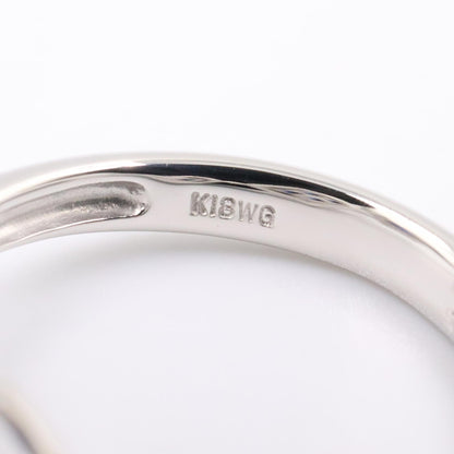 サファイア ダイヤモンド リング リング 指輪 K18WG サファイア ダイヤモンド ホワイトゴールド ブルー クリア ノーブランドジュエリー
