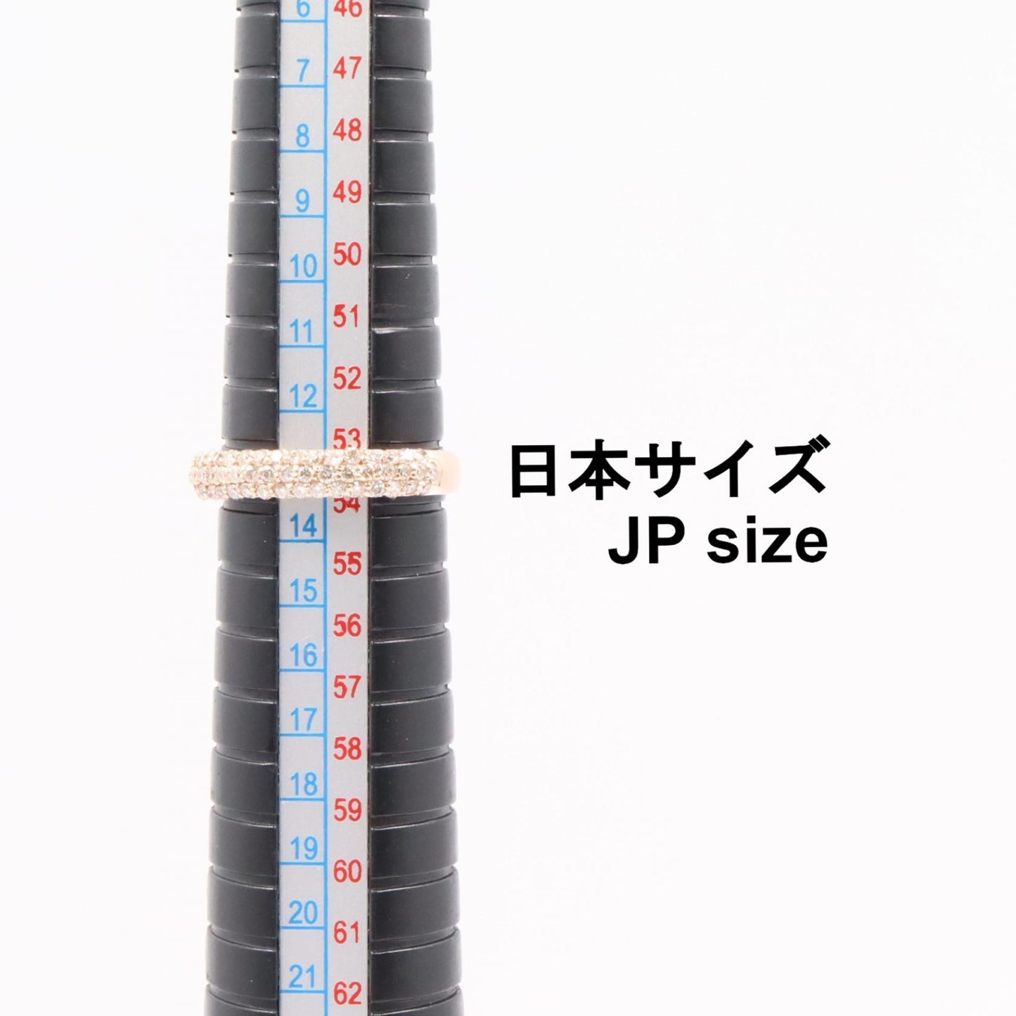 ダイヤリング リング 指輪 K18PG ダイヤモンド ピンクゴールド クリア ノーブランドジュエリー