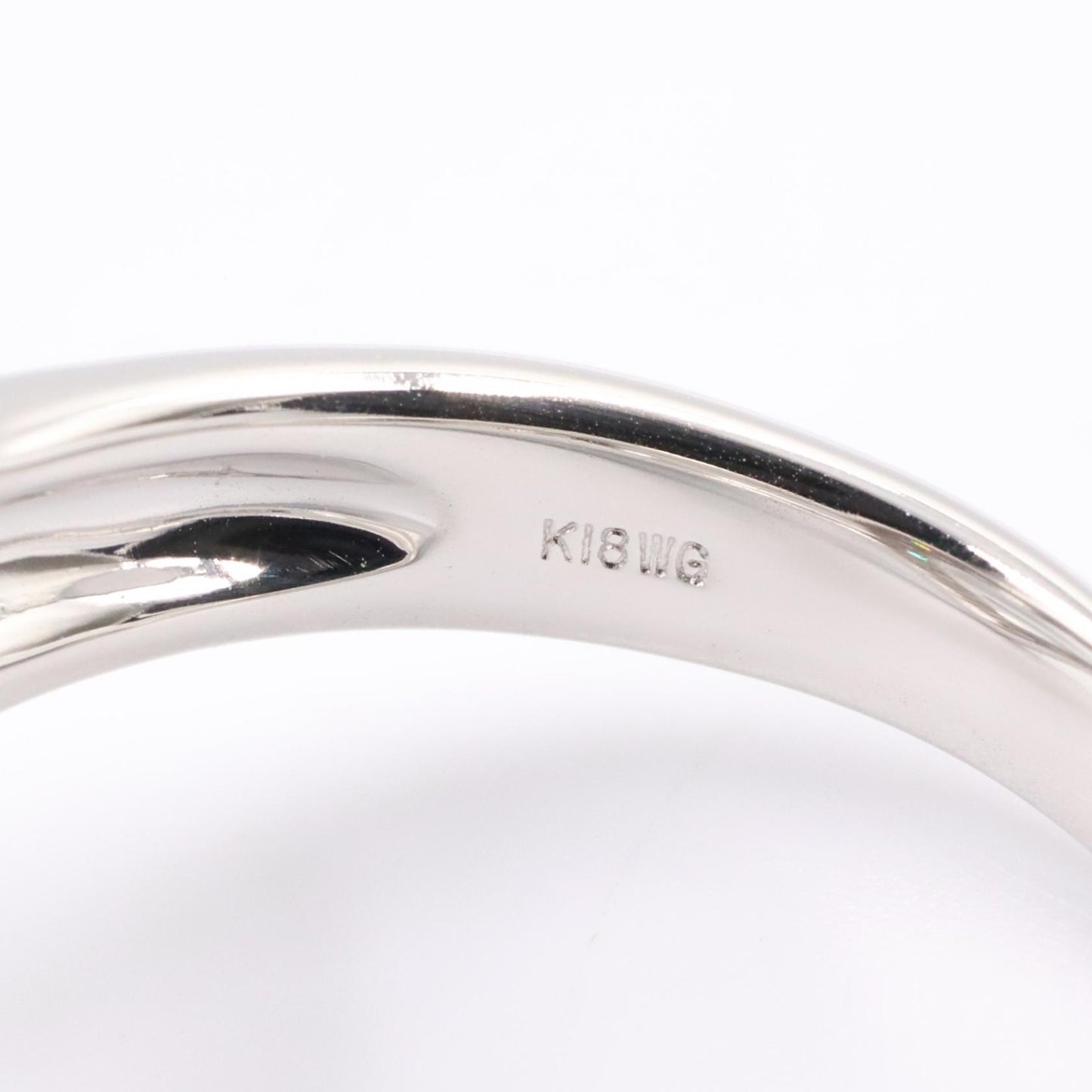 ダイヤリング リング 指輪 K18WG ダイヤモンド ホワイトゴールド クリア ノーブランドジュエリー