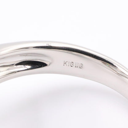 ダイヤリング リング 指輪 K18WG ダイヤモンド ホワイトゴールド クリア ノーブランドジュエリー