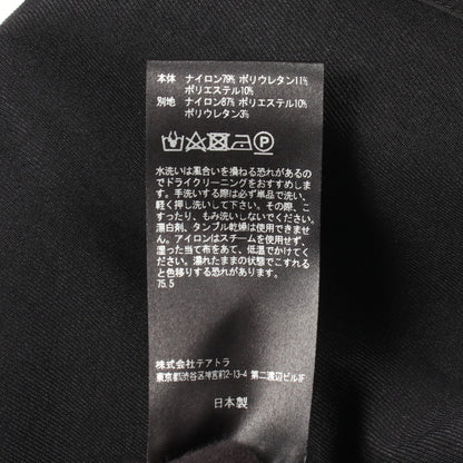 WALLET JKT PLUS GHOST CODE テーラードジャケット ナイロン ブラック テアトラ