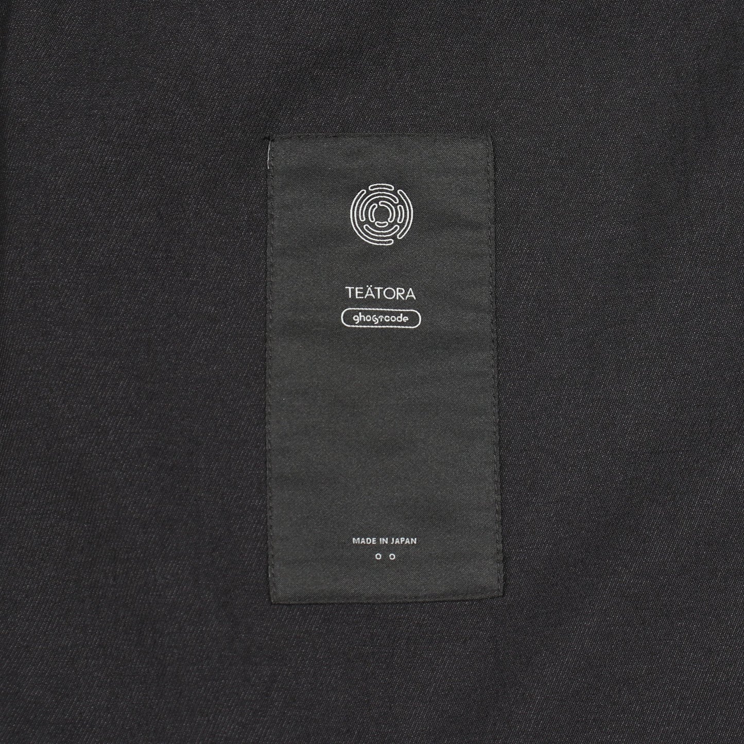 WALLET JKT PLUS GHOST CODE テーラードジャケット ナイロン ブラック テアトラ