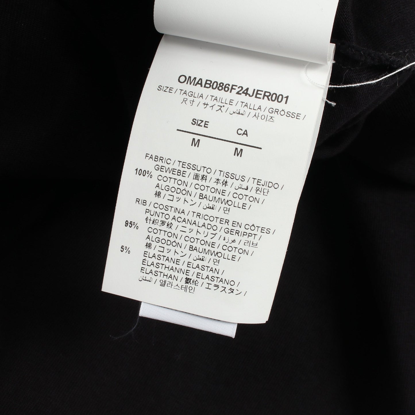 Eye Logo Skate 長袖Tシャツ コットン ブラック オフホワイト