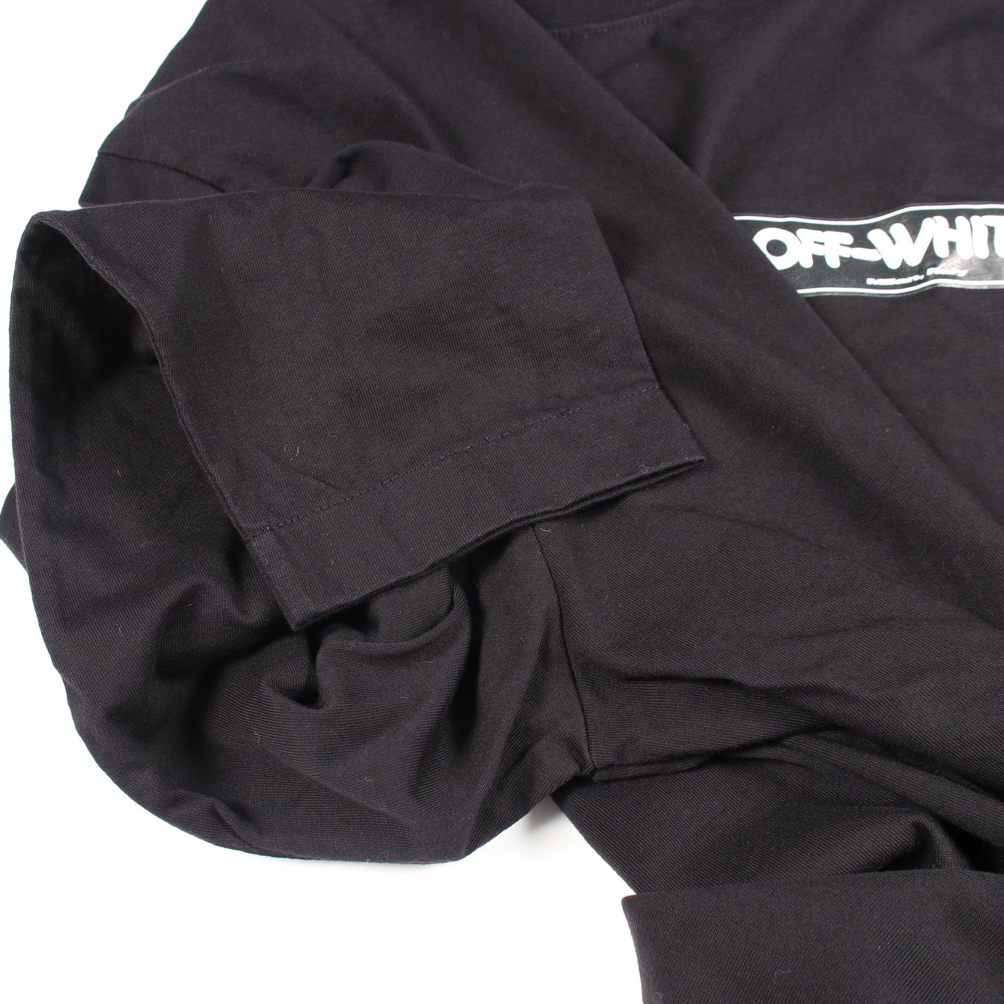 Eye Logo Skate 長袖Tシャツ コットン ブラック オフホワイト