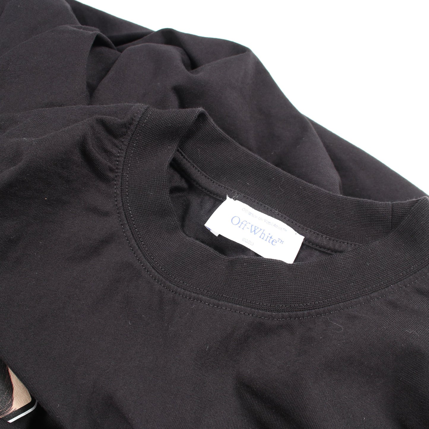 Eye Logo Skate 長袖Tシャツ コットン ブラック オフホワイト