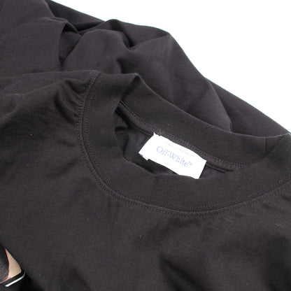 Eye Logo Skate 長袖Tシャツ コットン ブラック オフホワイト