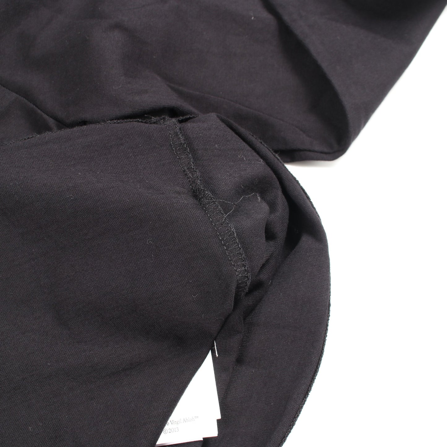 Eye Logo Skate 長袖Tシャツ コットン ブラック オフホワイト