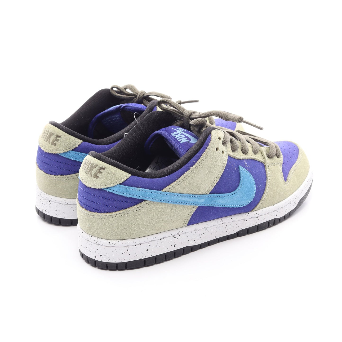 SB DUNK LOW PRO ローカットスニーカー スエード ファブリック ブルー カーキグリーン ナイキエスビー