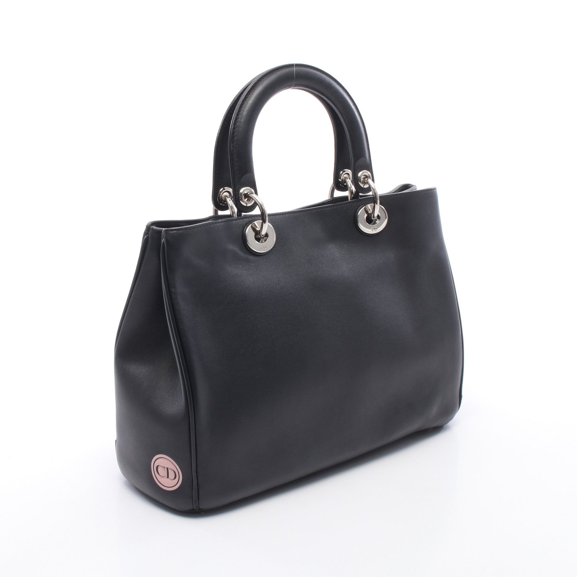 パラダイス ディオリッシモ ハンドバッグ レザー ブラック マルチカラー クリスチャンディオール バッグ Christian Dior