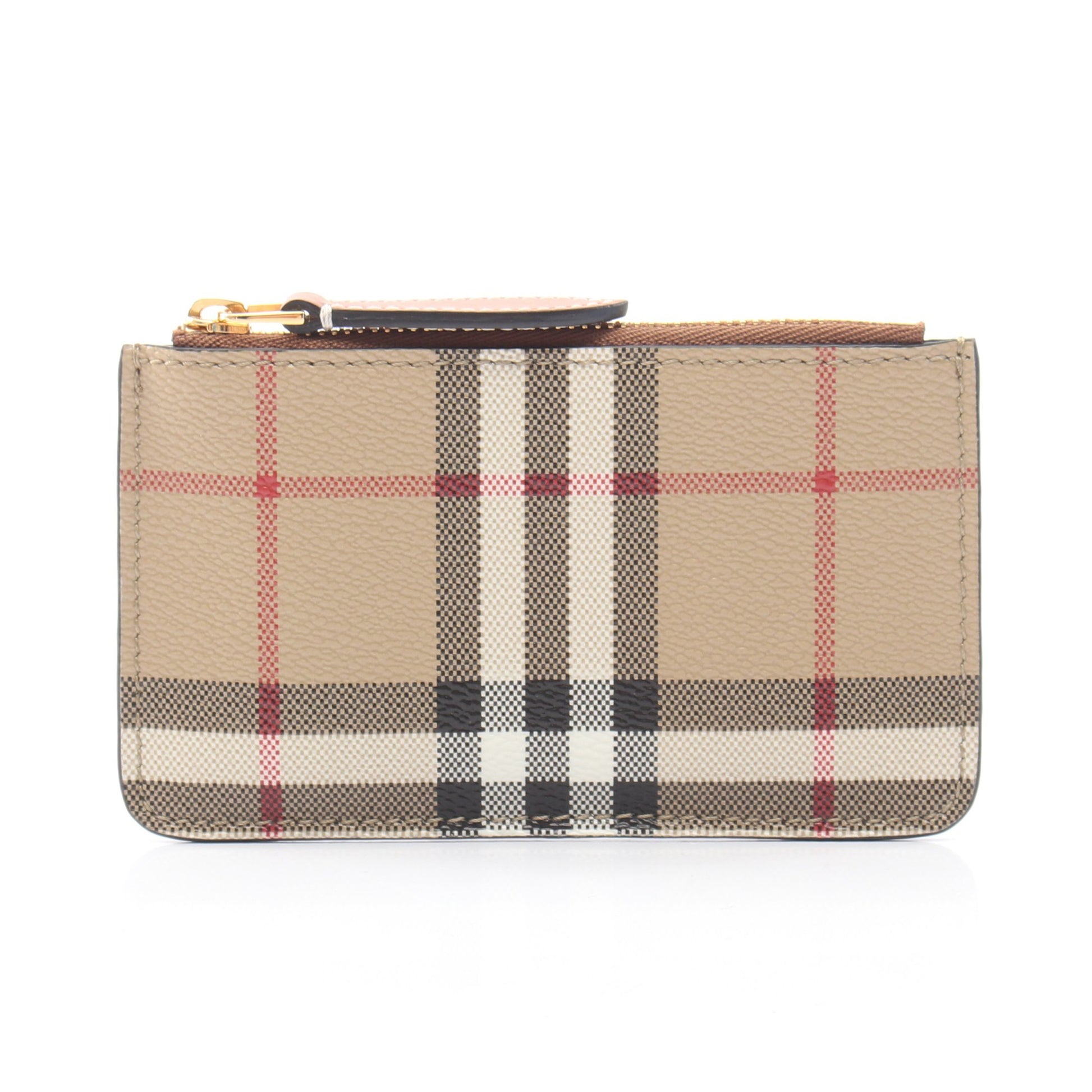 KELBROOK ヴィンテージチェック キーリング付き カードケース PVC ベージュ マルチカラー バーバリー 財布・小物 BURBERRY
