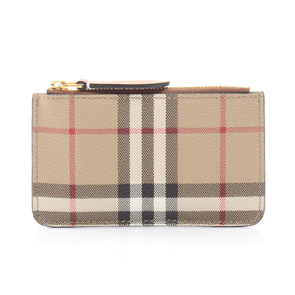 KELBROOK ヴィンテージチェック キーリング付き カードケース PVC ベージュ マルチカラー バーバリー 財布・小物 BURBERRY