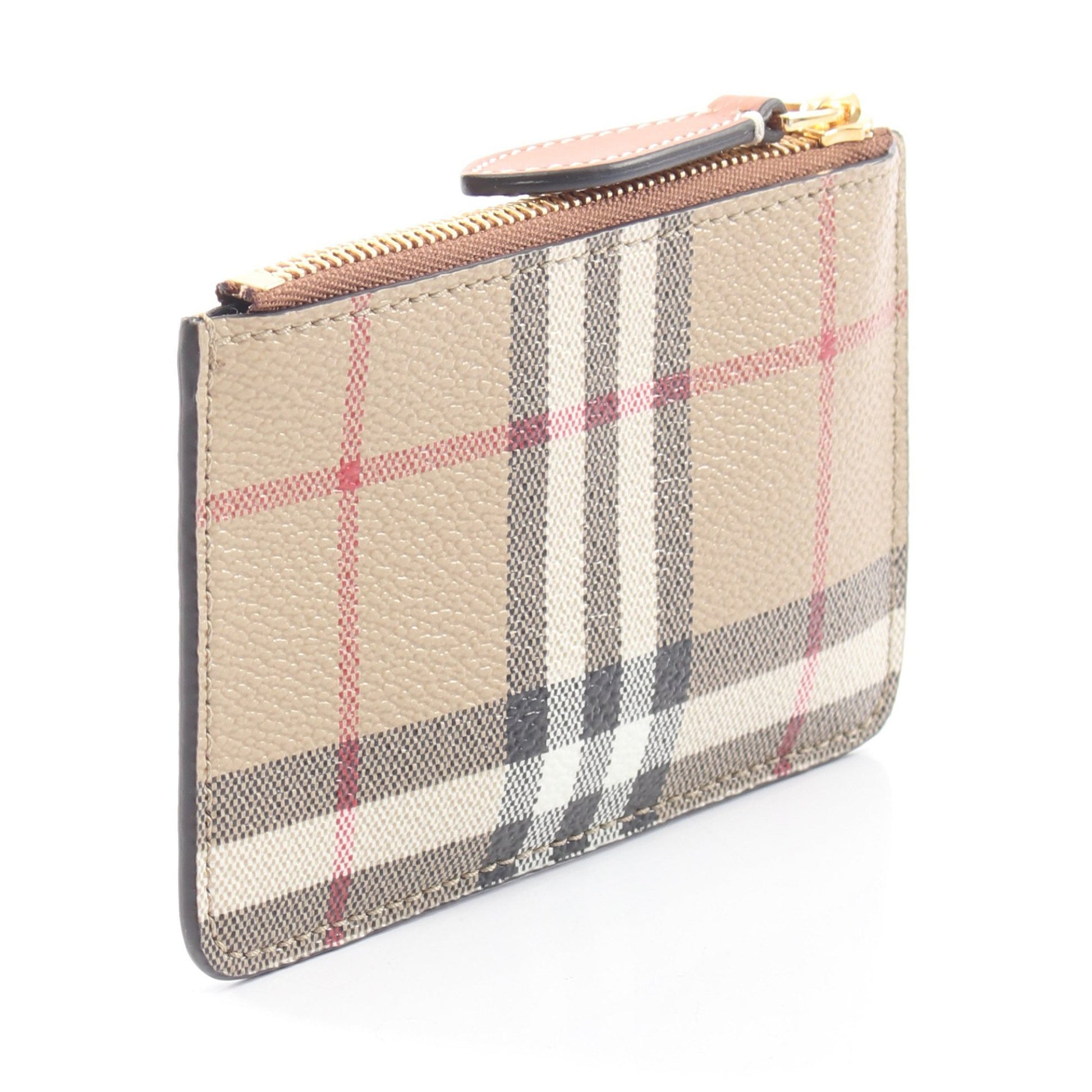 KELBROOK ヴィンテージチェック キーリング付き カードケース PVC ベージュ マルチカラー バーバリー 財布・小物 BURBERRY