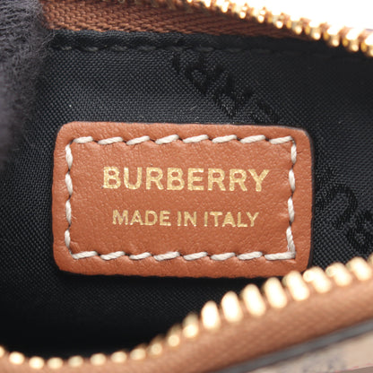 KELBROOK ヴィンテージチェック キーリング付き カードケース PVC ベージュ マルチカラー バーバリー 財布・小物 BURBERRY