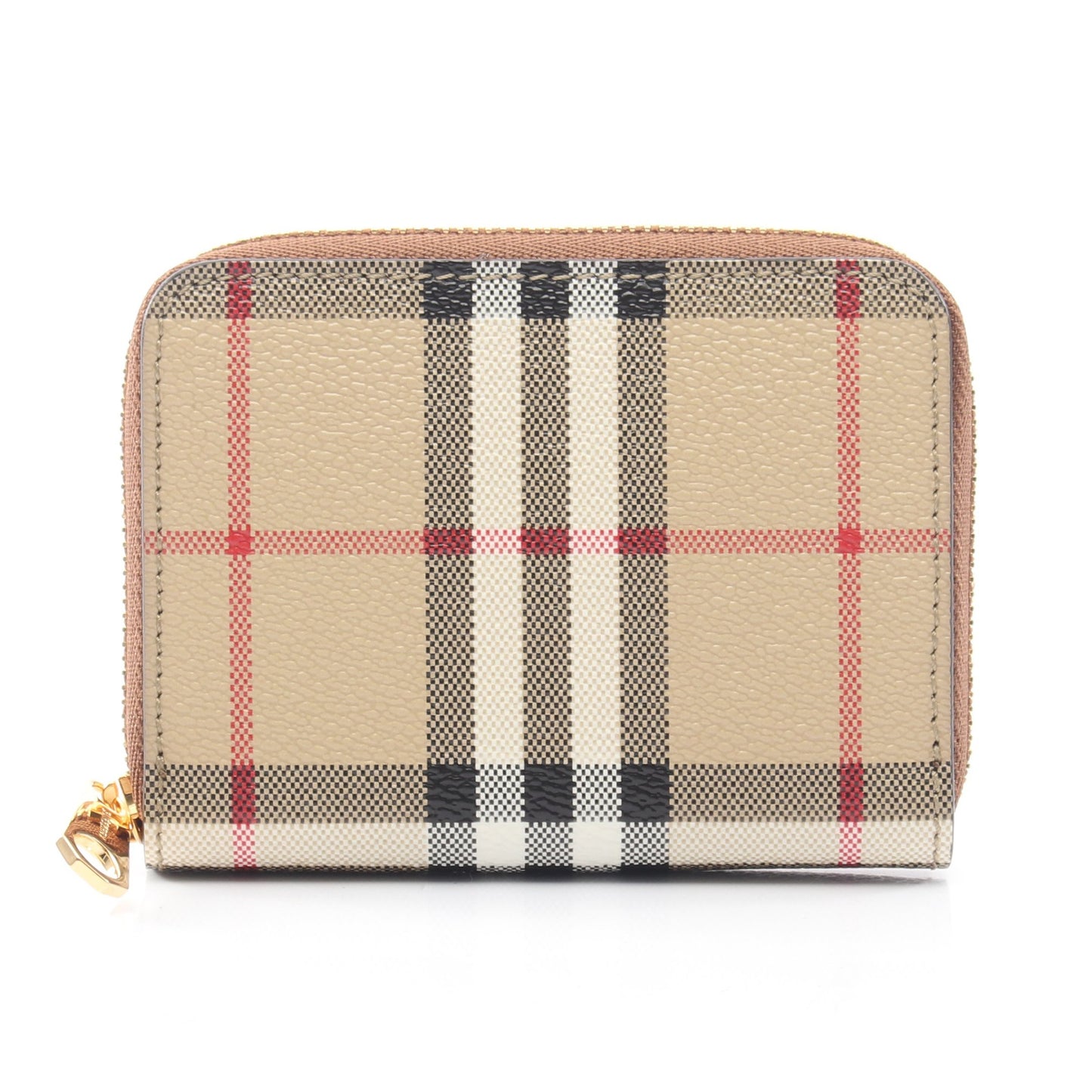 LS MN ZIP AROUND DFC ヴィンテージチェック コインケース PVC ベージュ マルチカラー バーバリー 財布・小物 BURBERRY