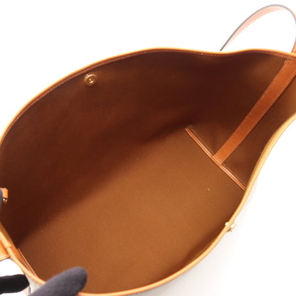 ソフト ショッパーバッグ トリオンフ ショルダーバッグ PVC レザー ベージュ ライトグリーン ブラウン セリーヌ バッグ CELINE