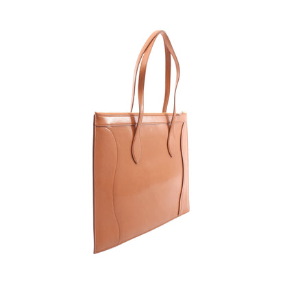 フラットラゲージ ショルダーバッグ トートバッグ レザー ブラウン セリーヌ バッグ CELINE
