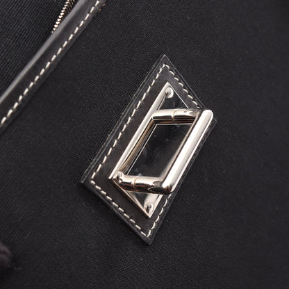 ブエナベンチュラPM ショルダーバッグ トワルオフィシエ レザー ブラック シルバー金具 エルメス バッグ HERMES