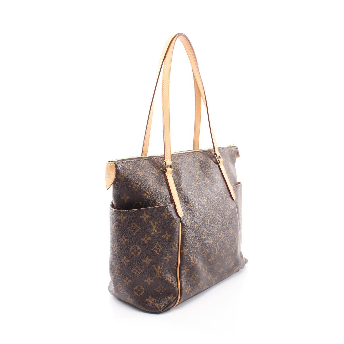 トータリーMM モノグラム ショルダーバッグ トートバッグ PVC レザー ブラウン ルイヴィトン バッグ LOUIS VUITTON