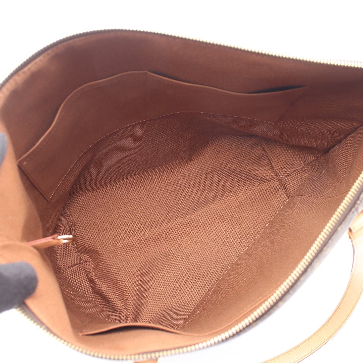 トータリーMM モノグラム ショルダーバッグ トートバッグ PVC レザー ブラウン ルイヴィトン バッグ LOUIS VUITTON