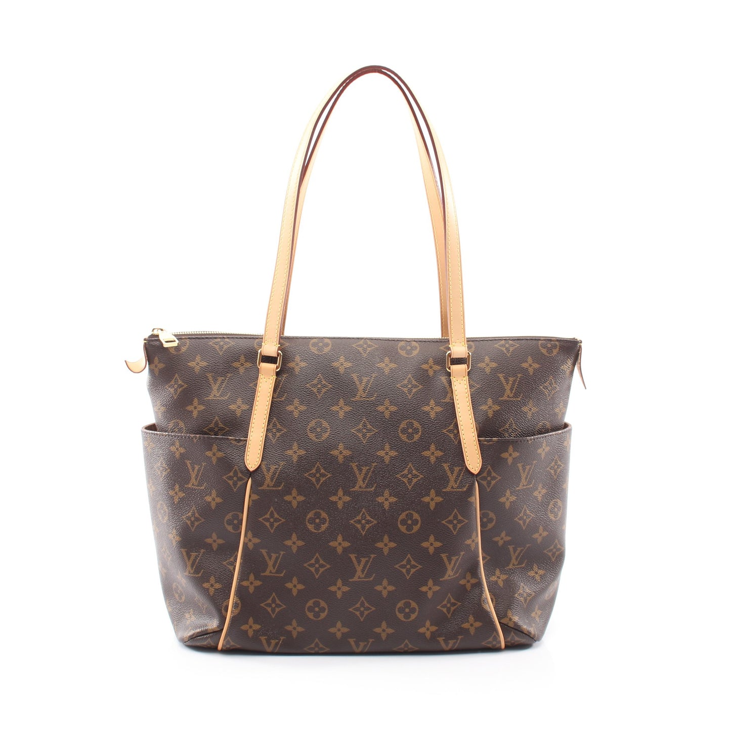 トータリーMM モノグラム ショルダーバッグ トートバッグ PVC レザー ブラウン ルイヴィトン バッグ LOUIS VUITTON