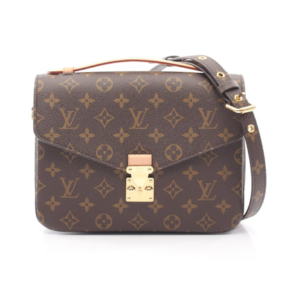 ポシェット メティス MM モノグラム 2WAY ハンドバッグ PVC レザー ブラウン ルイヴィトン バッグ LOUIS VUITTON