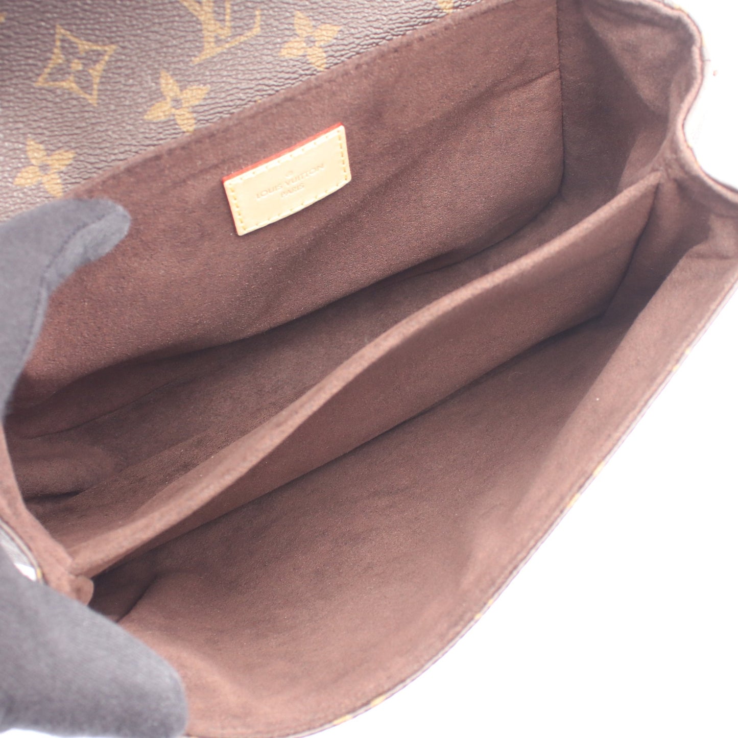 ポシェット メティス MM モノグラム 2WAY ハンドバッグ PVC レザー ブラウン ルイヴィトン バッグ LOUIS VUITTON