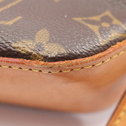 トロター モノグラム ショルダーバッグ PVC レザー ブラウン ルイヴィトン バッグ LOUIS VUITTON