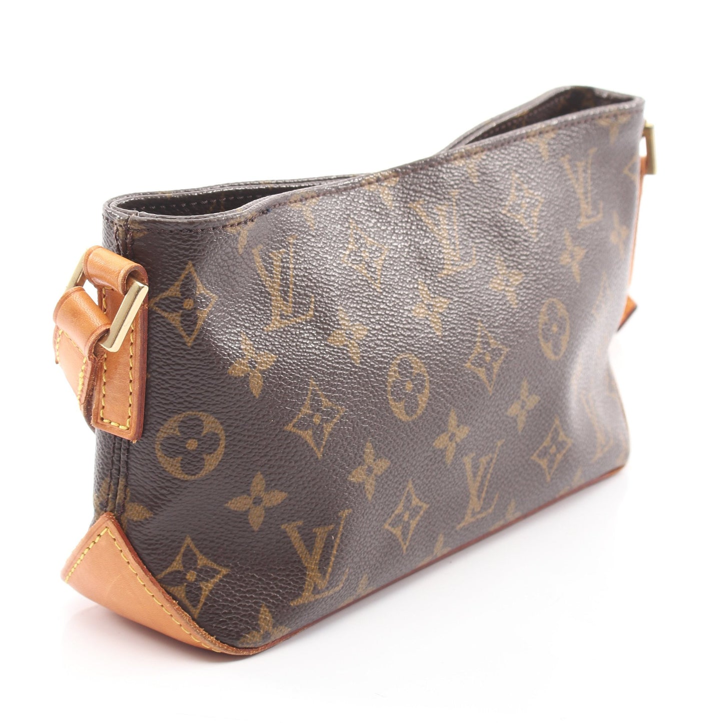 トロター モノグラム ショルダーバッグ PVC レザー ブラウン ルイヴィトン バッグ LOUIS VUITTON