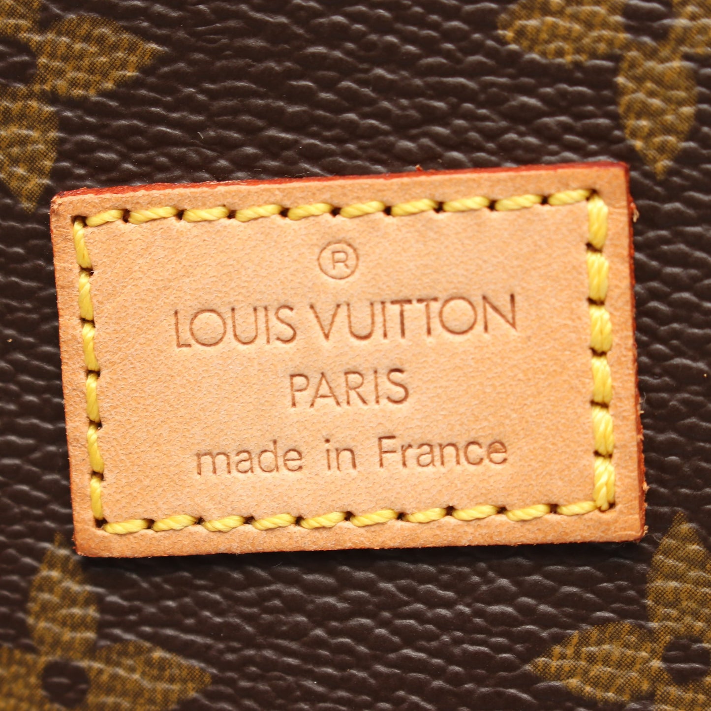 ソミュール30 モノグラム ショルダーバッグ PVC レザー ブラウン ルイヴィトン バッグ LOUIS VUITTON