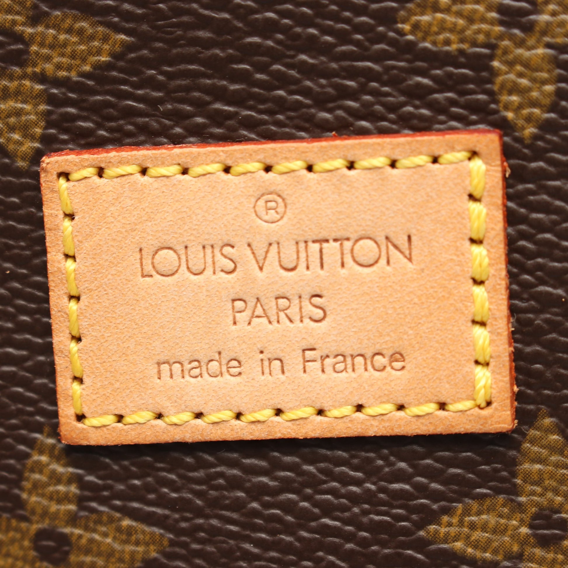 ソミュール30 モノグラム ショルダーバッグ PVC レザー ブラウン ルイヴィトン バッグ LOUIS VUITTON