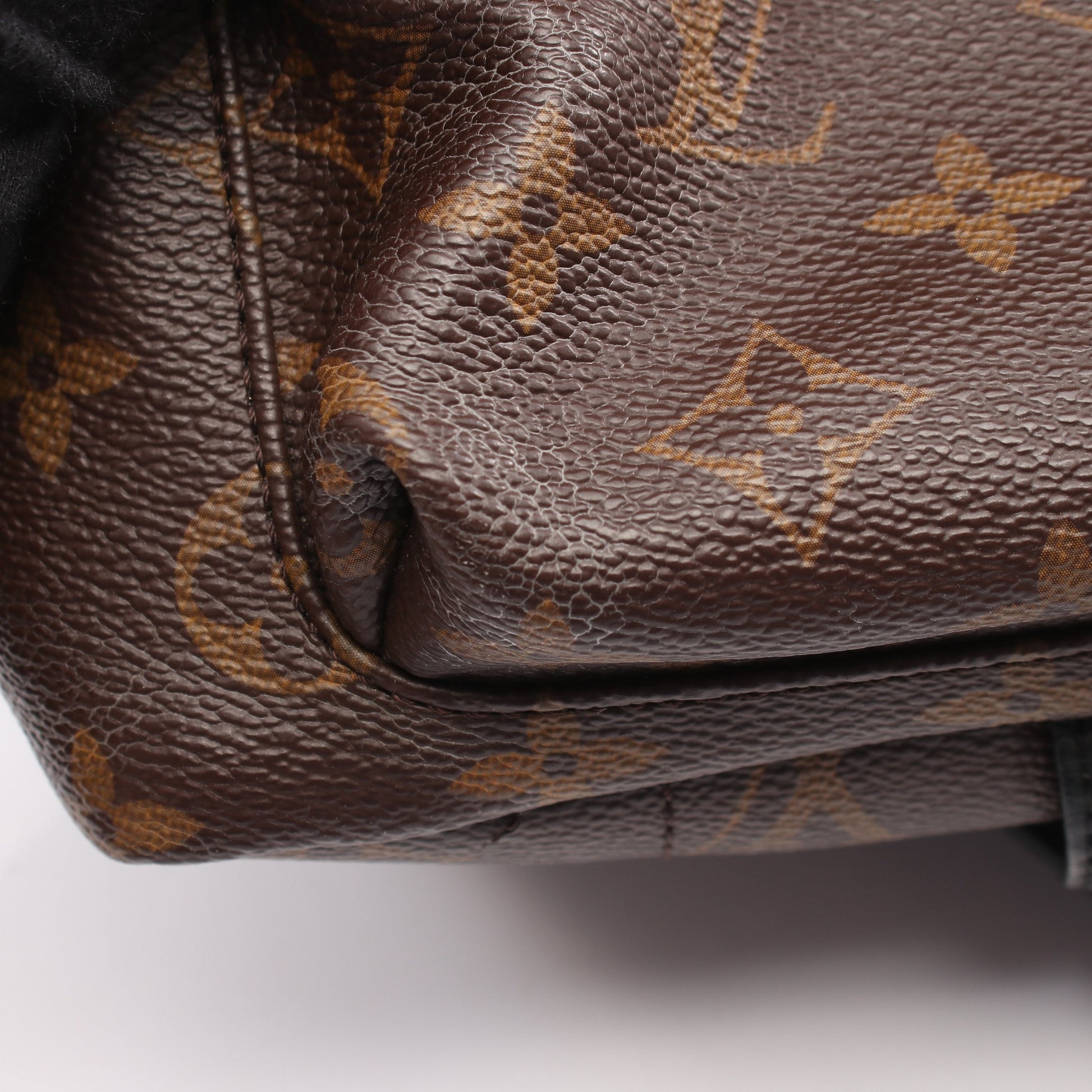 パームスプリングスPM モノグラム バックパック リュックサック PVC レザー ブラウン ブラック ルイヴィトン バッグ LOUIS VUITTON