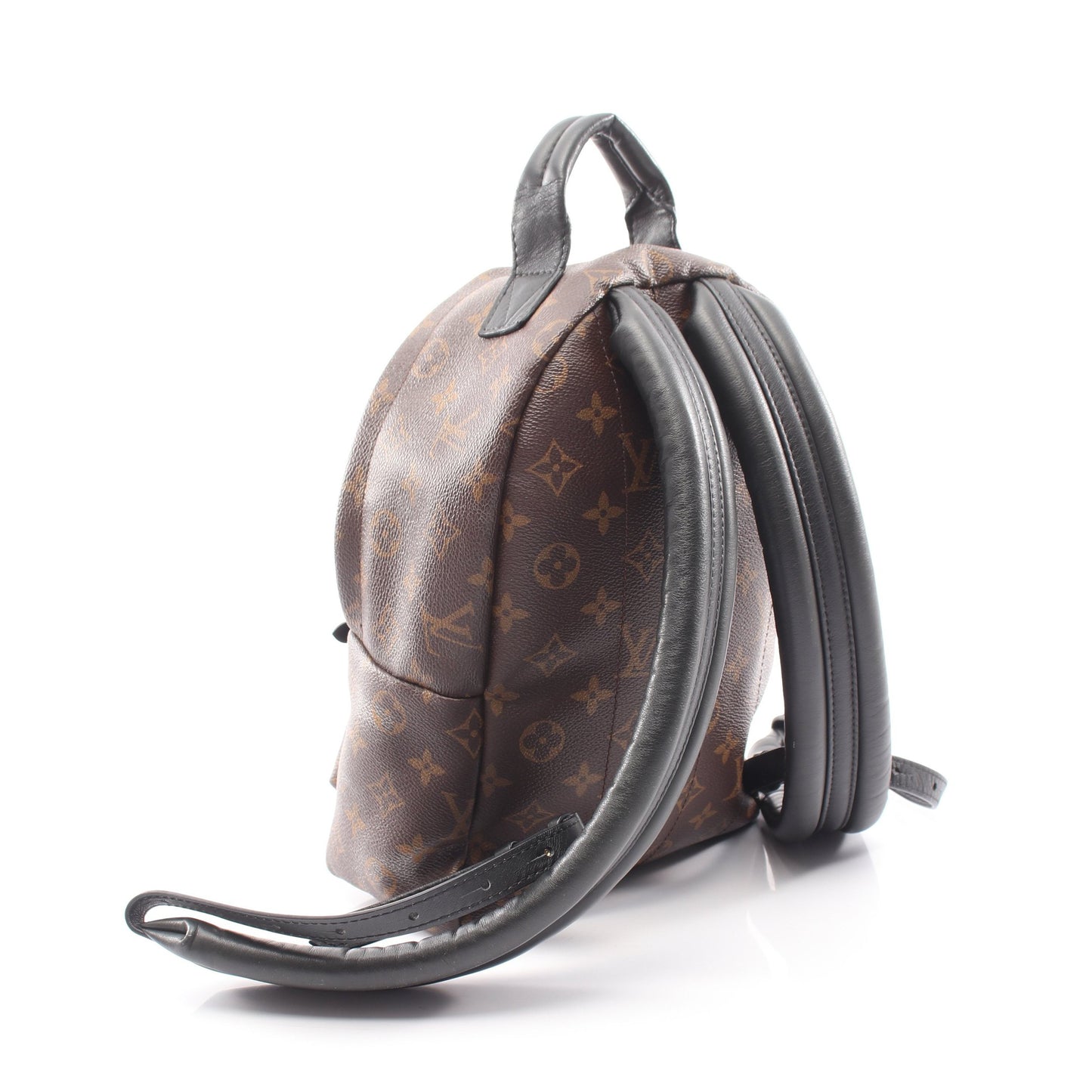 パームスプリングスPM モノグラム バックパック リュックサック PVC レザー ブラウン ブラック ルイヴィトン バッグ LOUIS VUITTON