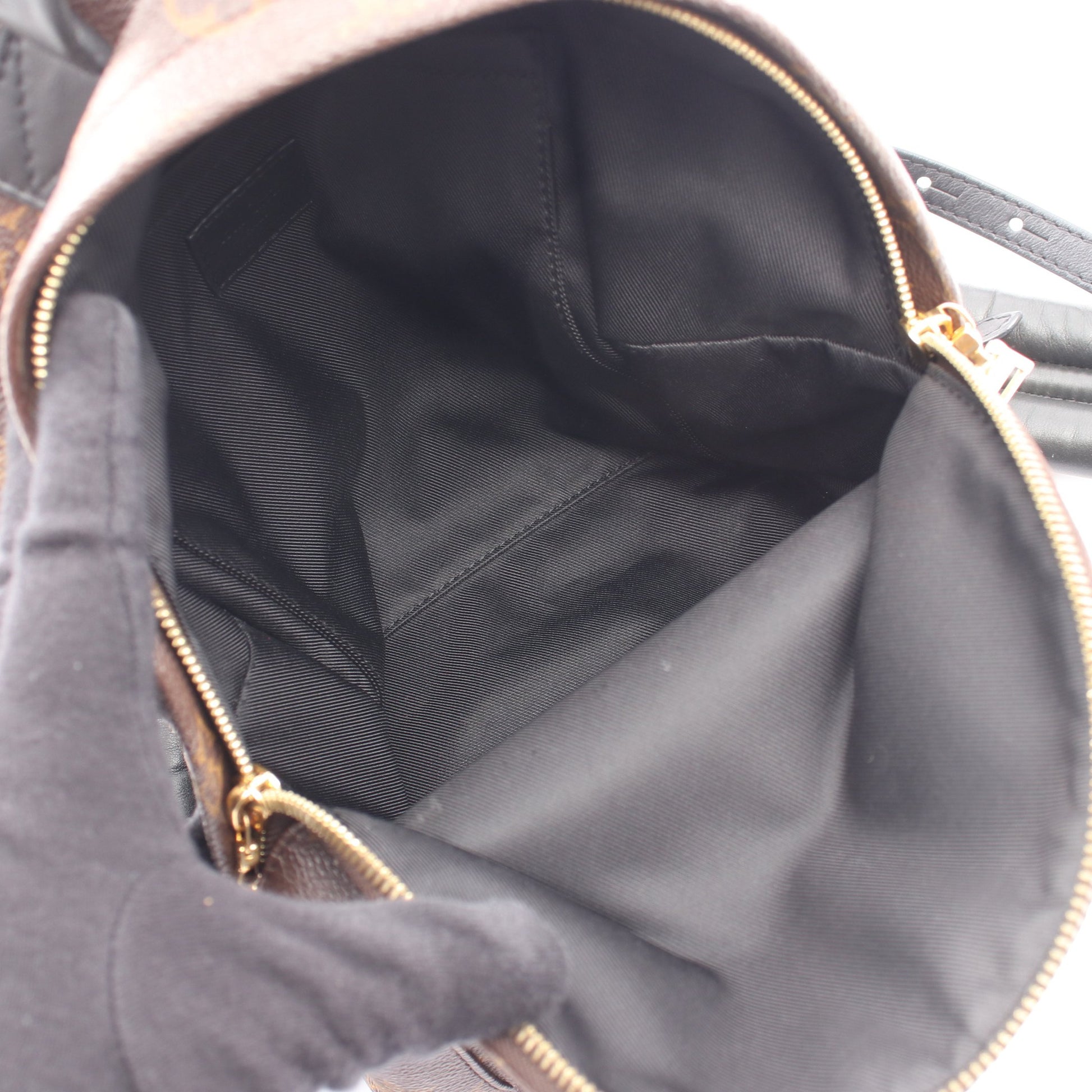 パームスプリングスPM モノグラム バックパック リュックサック PVC レザー ブラウン ブラック ルイヴィトン バッグ LOUIS VUITTON