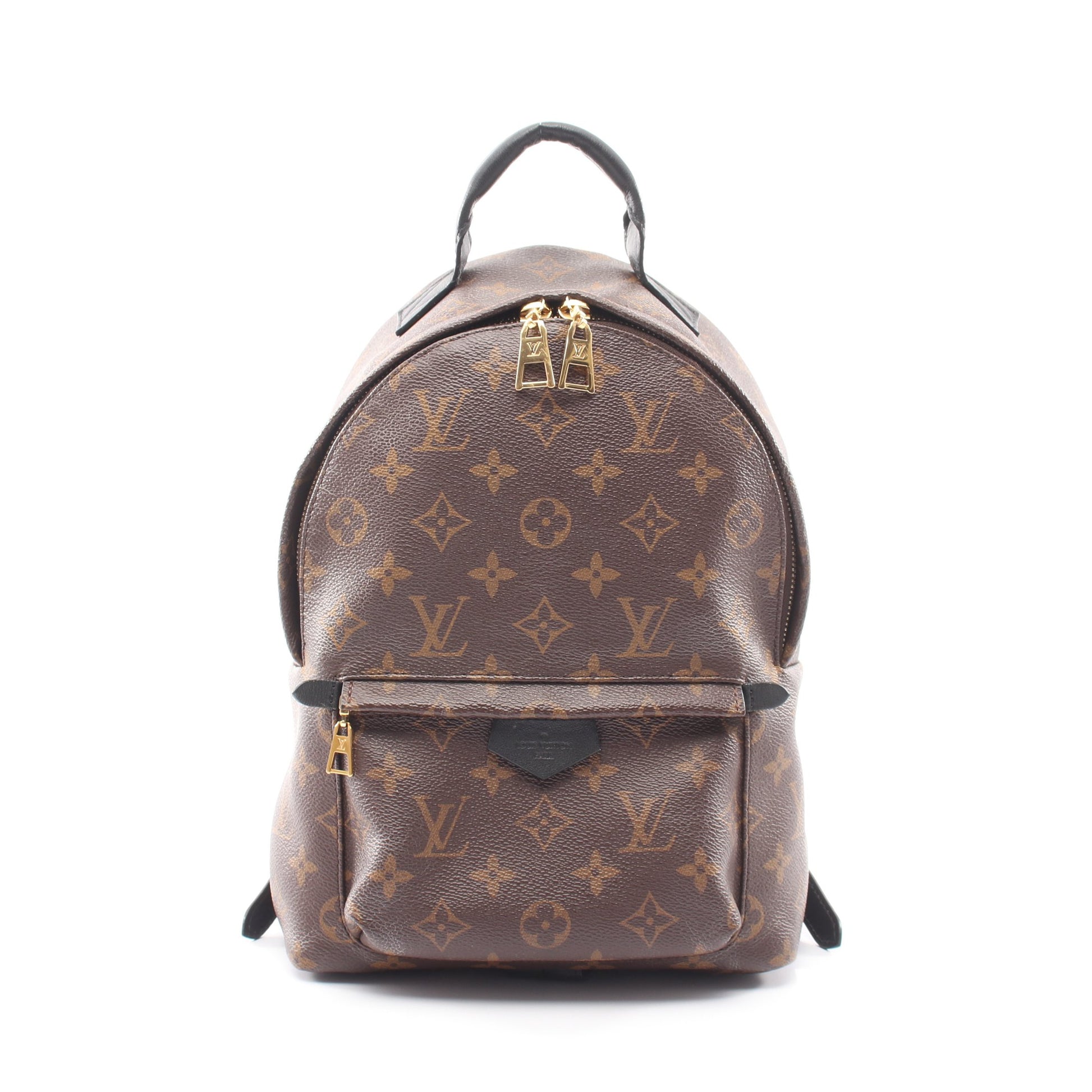 パームスプリングスPM モノグラム バックパック リュックサック PVC レザー ブラウン ブラック ルイヴィトン バッグ LOUIS VUITTON