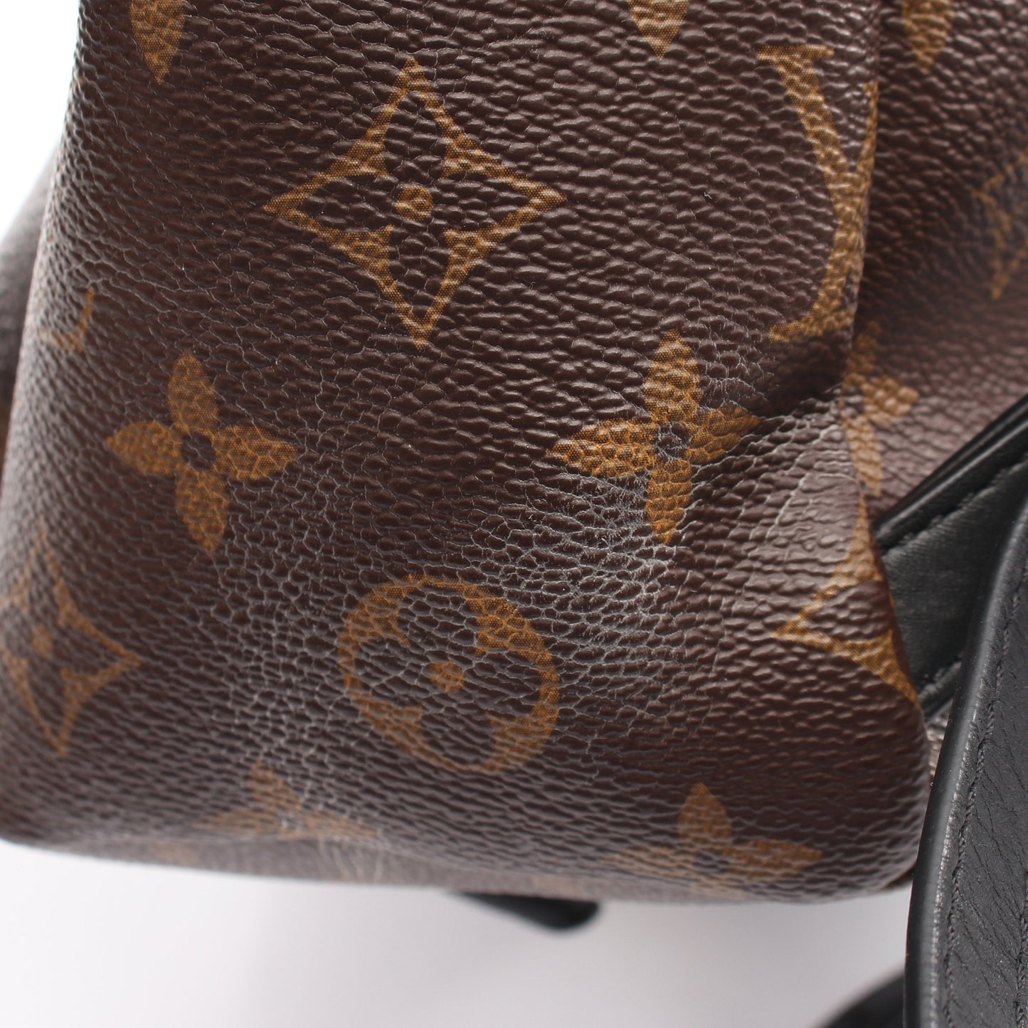 パームスプリングスPM モノグラム バックパック リュックサック PVC レザー ブラウン ブラック ルイヴィトン バッグ LOUIS VUITTON