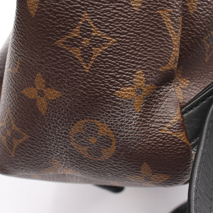 パームスプリングスPM モノグラム バックパック リュックサック PVC レザー ブラウン ブラック ルイヴィトン バッグ LOUIS VUITTON