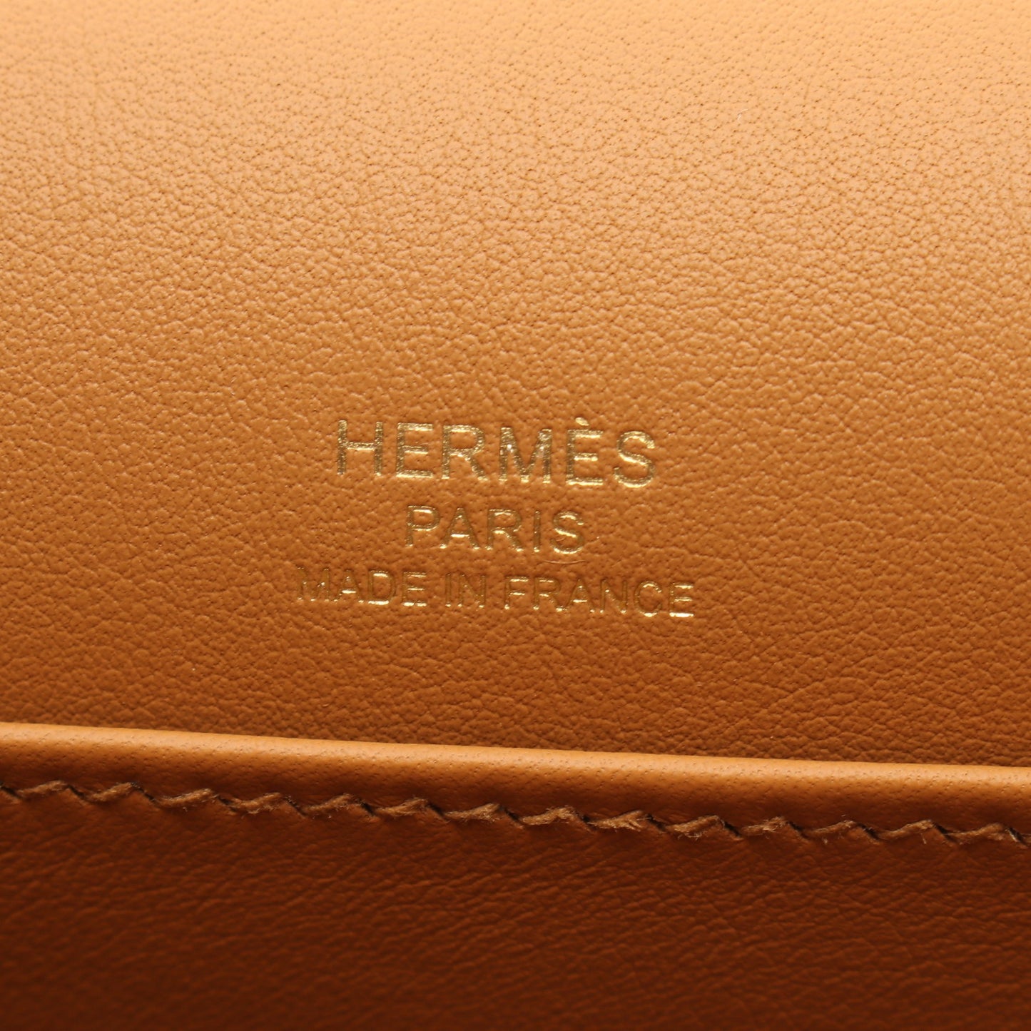 ゲタ セサミ ショルダーバッグ シェーブル イエローブラウン ゴールド金具 B刻印 エルメス バッグ HERMES