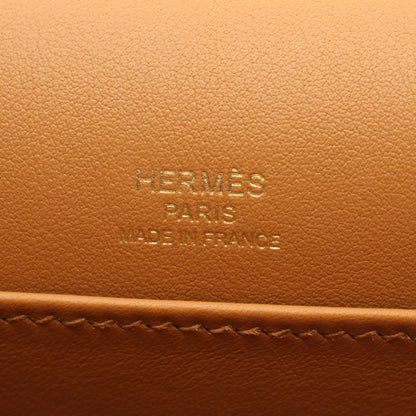 ゲタ セサミ ショルダーバッグ シェーブル イエローブラウン ゴールド金具 B刻印 エルメス バッグ HERMES