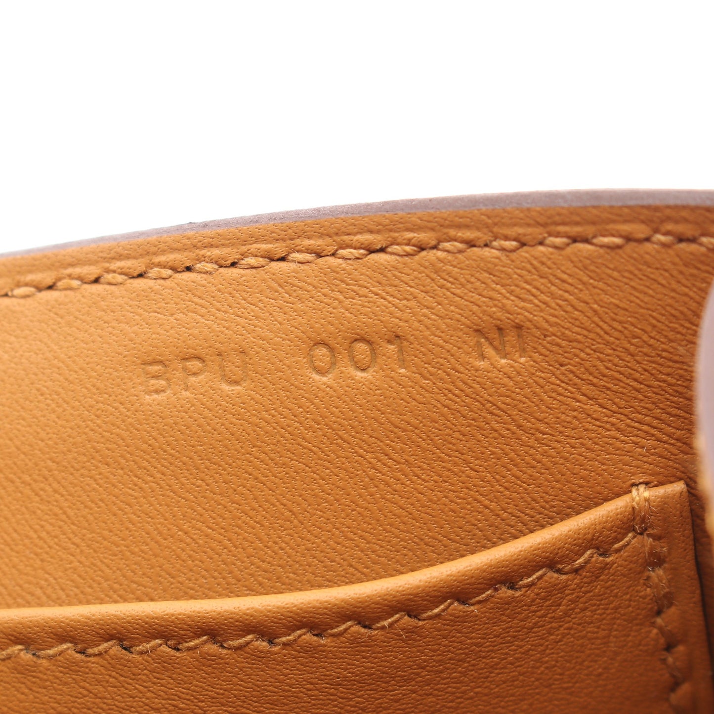 ゲタ セサミ ショルダーバッグ シェーブル イエローブラウン ゴールド金具 B刻印 エルメス バッグ HERMES